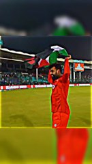 Shadab Khan and his team support Palestine #cricket #palestine #shorts