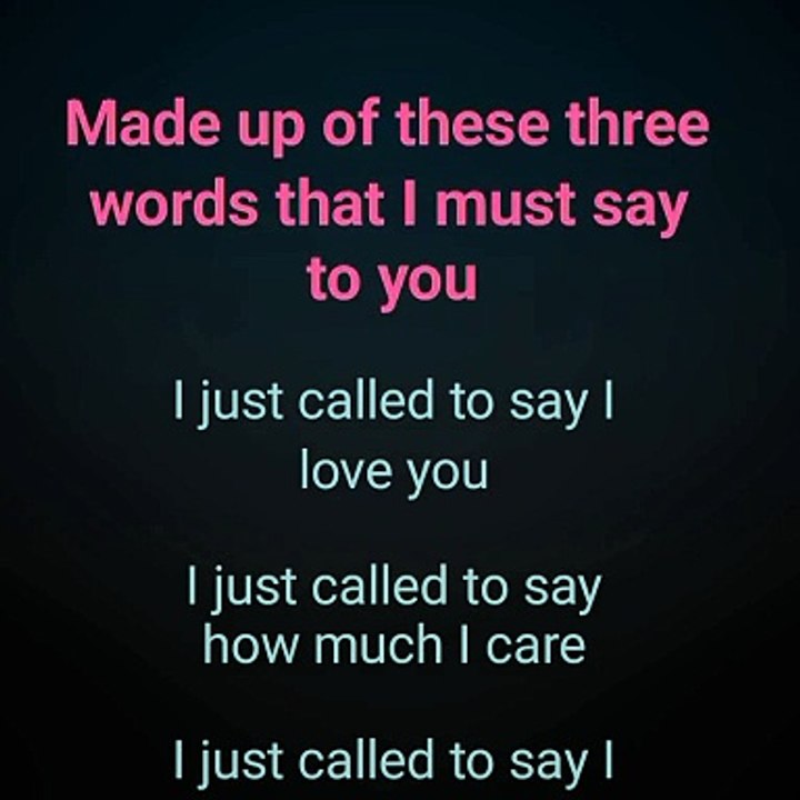 STEVIE WONDER-I JUST CALLED TO SAY I LOVE YOU-REMIX