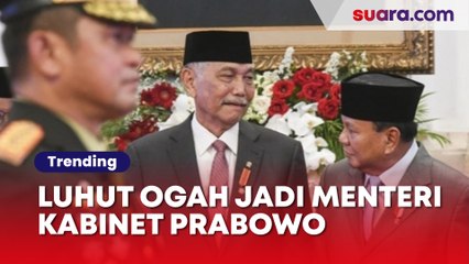 Luhut Ogah Jadi Menteri Kabinet Prabowo, Akui Tak Selamanya Jadi Pejabat