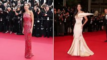 Demi Moore, le paillettes floreali e l'ala: i look per il gran ritorno a Cannes