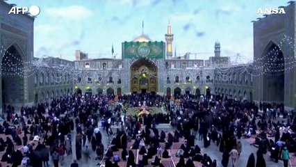 Raisi, gli iraniani in lutto nella sua citta' natale di Mashhad