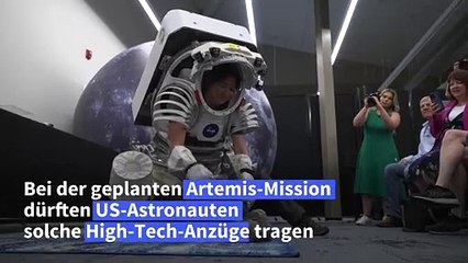 Mond-Mission Artemis: Nasa stellt Hightech-Anzüge vor