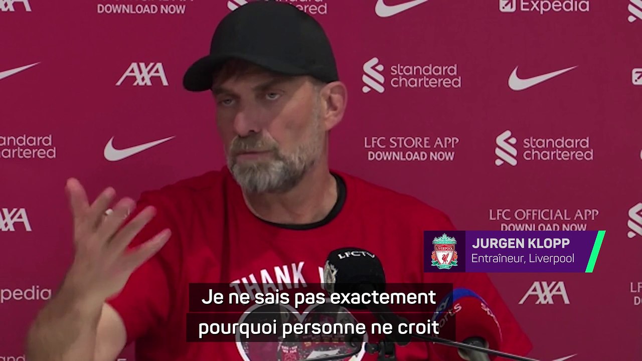 Klopp : "Là, tout de suite, j'ai besoin de repos !"