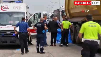 Hatay'da feci kaza: Tırın çarptığı adam öldü