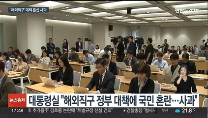 '해외직구' 혼란에 대통령실 사과…여당서도 쓴소리