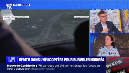 "L'objectif prioritaire, c'est d'acheminer des vivres et du matériel" en Nouvelle-Calédonie, assure la porte-parole de la gendarmerie nationale, Marie-Laure Pezant