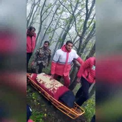 Reisi’nin naaşının taşındığı görüntüler yayınlandı.