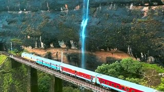 The panoramic railway in Ahmednagar district of Maharashtra. ️