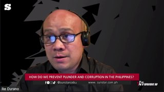 How do we prevent plunder and corruption in the Philippines?