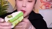 #36 Desserts mukbang/ASMR || Matcha dessert set || Iceberg lava, cheese cake, Basque cheesecake....