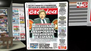 Escándalo mundial: Milei llamó corrupta a la esposa del presidente de España