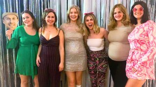 Bride AND four bridesmaids pregnant at same time