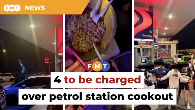 4 to be charged tomorrow over Genting petrol station cookout