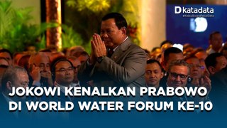 Presiden Joko Widodo Memperkenalkan Prabowo Subianto di WWF sebagai Presiden Terpilih RI