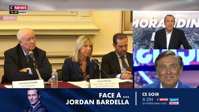 Décès de Jean-Claude Gaudin - L'hommage de Jean-Pierre Foucault en direct dans Morandini Live sur Cnews