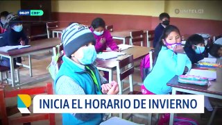 Arranca el horario de invierno en Bolivia