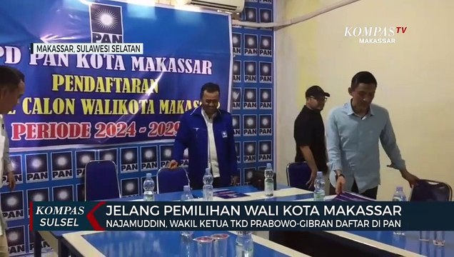 Najamuddin Ikut Penjaringan Bakal Calon Walikota Makassar