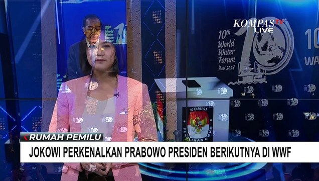 Jokowi Perkenalkan Prabowo Subianto sebagai Presiden Terpilih di Hadapan Tamu World Water Forum 2024