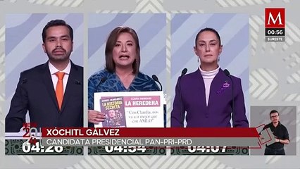 Polémica en el debate presidencial por seguridad y crimen organizado