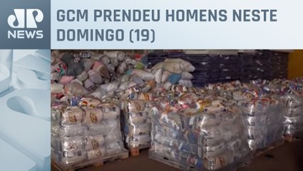 Homens tentam furtar doações destinadas ao RS na Praia Grande em SP