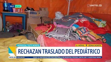 Segunda semana de vigilia en rechazo al traslado de áreas del Pediátrico al centro de Ticti Norte