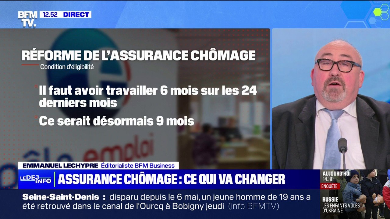 Assurance chômage: la réforme pourrait affecter jusqu'à un tiers des allocataires, juge l'Unédic