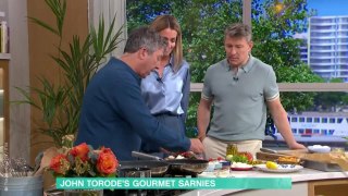 John Torode divides This Morning viewers with lesson on how to make a sandwich