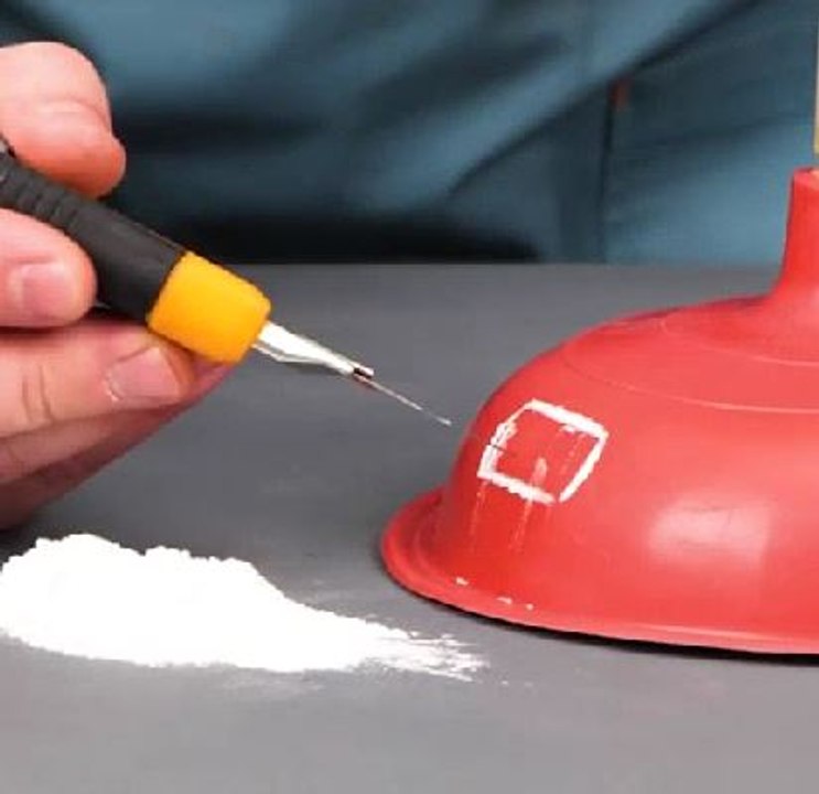 Hand-crafted repair tools in action!