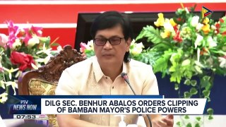 DILG Sec. Benhur Abalos orders clipping of Bamban Mayor's police powers
