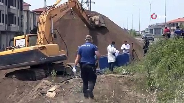 İnşaat kazısında elleri ve ayakları bağlı kadın cesedi bulundu