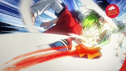 The weak kid gets taken over by the most powerful genie and suddenly becomes super strong