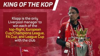 The numbers that show why Klopp will be a Liverpool legend