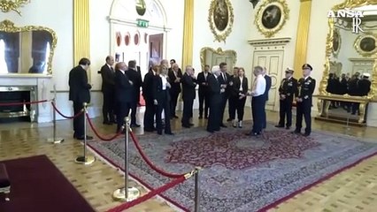 Sergio Mattarella visita il Castello di Dublino