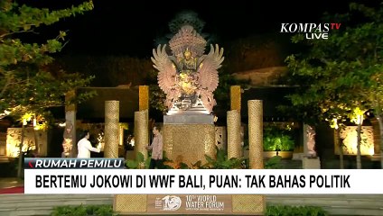 Ketemu Jokowi di WWF Bali, Puan Maharani: Tak Bahas Politik
