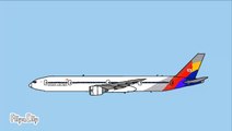 Asiana Airlines Flight 214 Animation