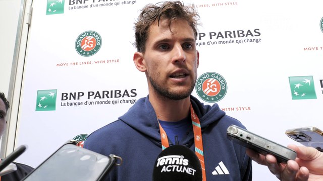 Tennis - Roland-Garros 2024 - Dominic Thiem : I didn't deserve a wild card...
