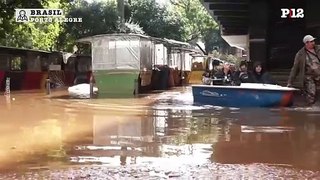 Más de 80.000 personas han sido rescatadas de sus casas tras las inundaciones en el sur de Brasil