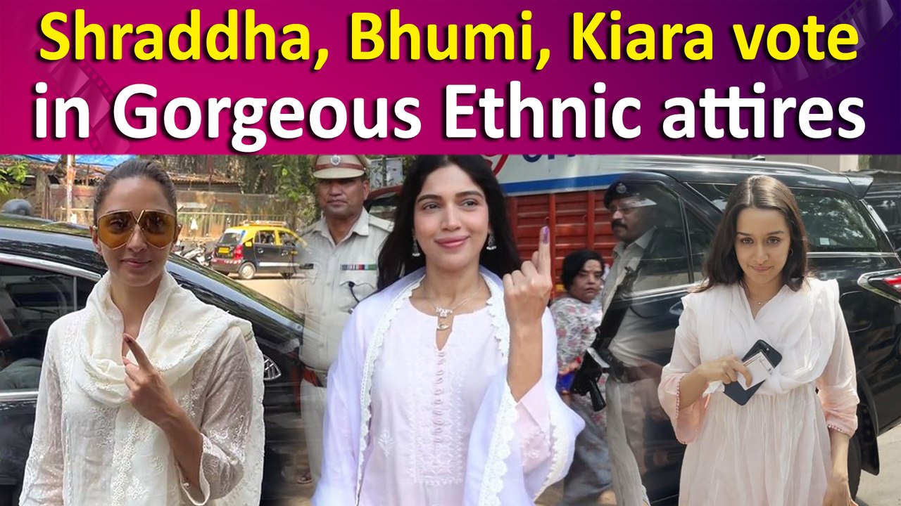 Bollywood Divas go Desi as they exercise their right to vote