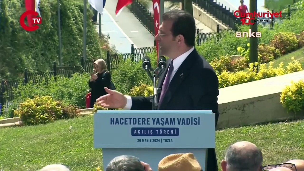 Ekrem İmamoğlu, törende konuştu_ Milletin hakkını millete dağıtmaya devam edeceğiz