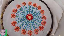 hand embroidery:beads work|beaded embroidery flower tutorial, hand embroidery beads work beaded embroidery flower neck designs, hand embroidery ,neck designs patterns, neck embroidery designs for kurtis, Wonderful floral neckline hand embroidery design fo