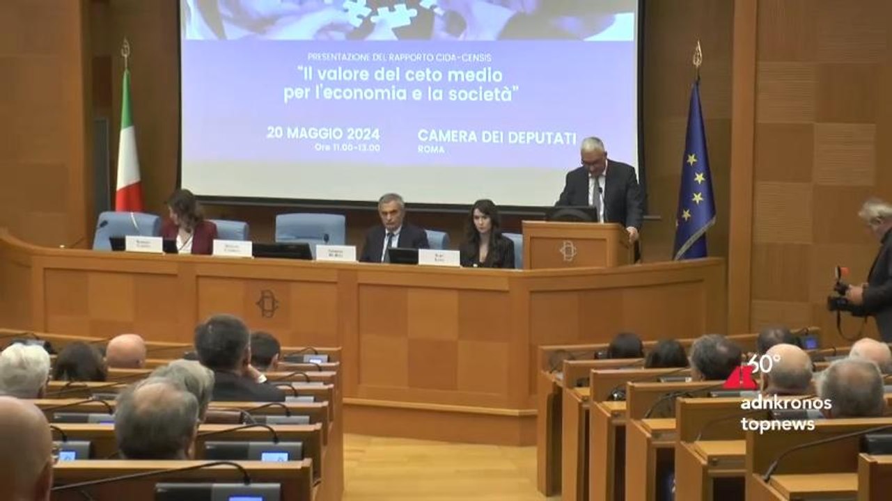 Rapporto Cida-Censis su ceto medio, forte timore declassamento socio-economico