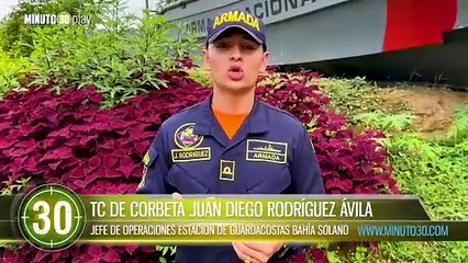 Intentaron hundir la lancha con 330 kilos de cocaína en aguas del Chocó