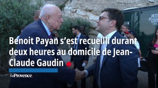 Benoit Payan s’est recueilli durant deux heures au domicile de Jean-Claude Gaudin