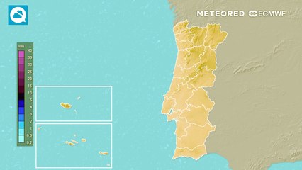 Primeiros dias desta semana com aguaceiros, por vezes fortes, nalgumas zonas de Portugal
