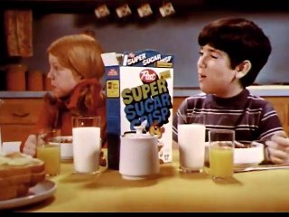 1970s Super Sugar Crisp TV commercial - BLOB and the grizzly bear