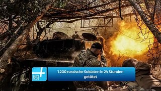 1.200 russische Soldaten in 24 Stunden getötet