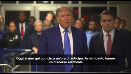 Trump torna in tribunale: ingiusto essere qui e non a fare campagna