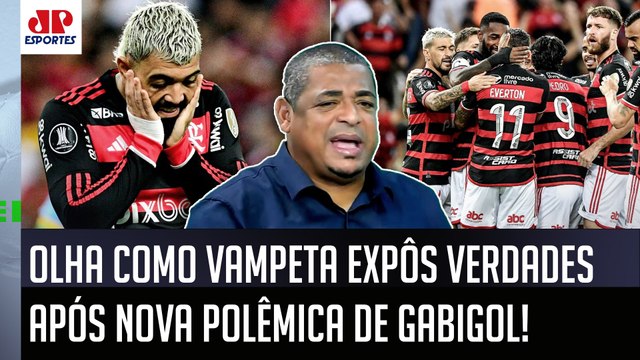 EU FALO! DENTRO do Flamengo, os jogadores devem VER o Gabigol FAZENDO M&R%@ e... Vampeta DISPARA!