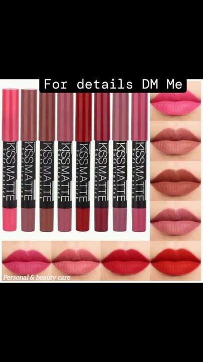 BINGBRUSH 8 Colors Moisture Smooth Longwear Lipstick Pack Set, Matte Color Stick Ultimate Lip Crayon for Makeup Collection - Nourishing Waterproof Velvet Lipgloss Lip Stain (set07)