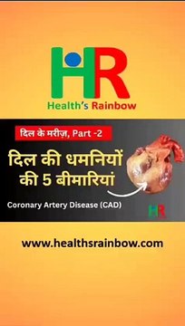 3 coronary artery diseases information in hindi which every one should know to prevent heart attack,